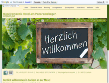 Tablet Screenshot of panorama-hotel.de
